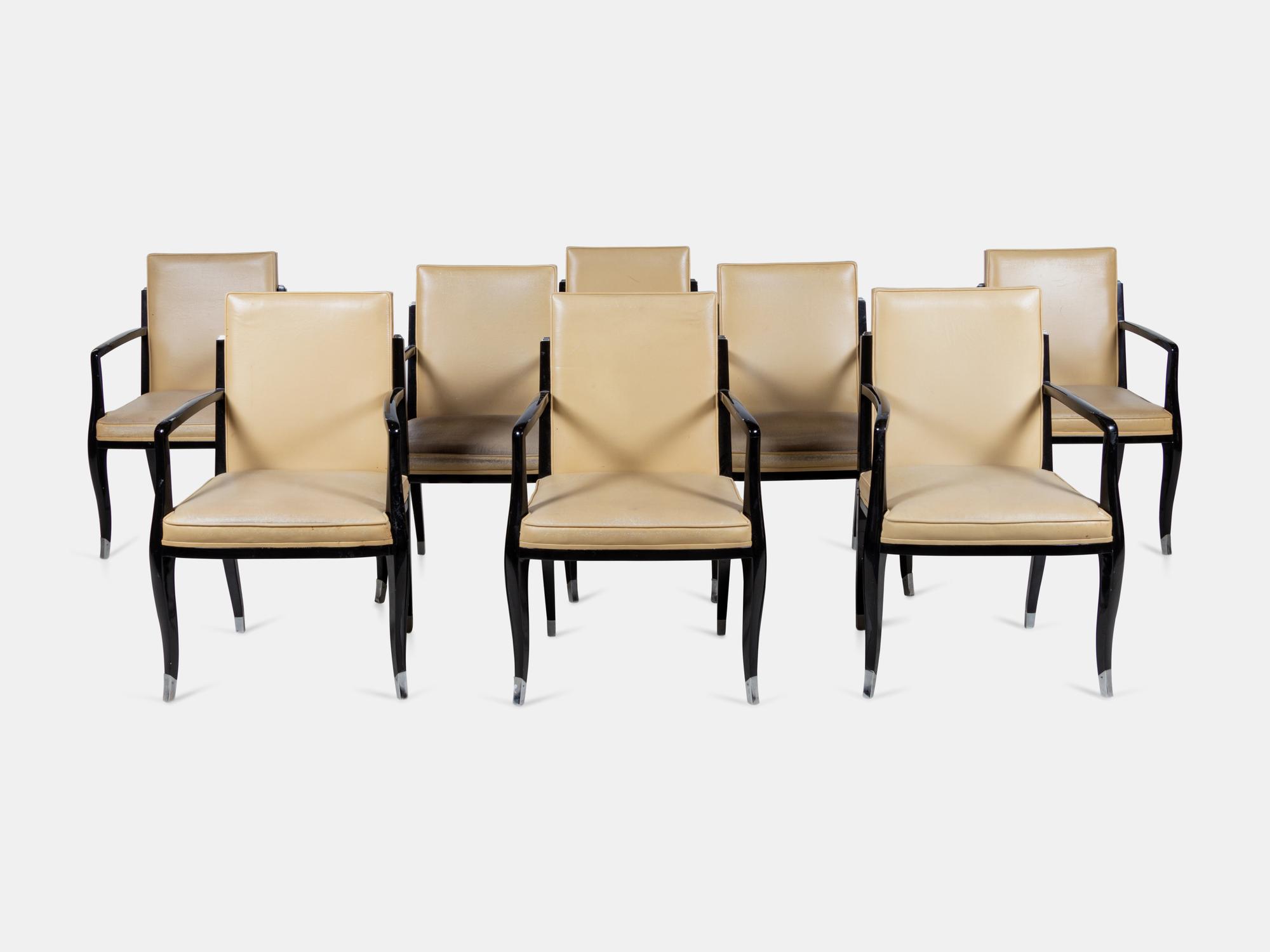 Set of Eight Dining Chairs Interior Crafts, USA