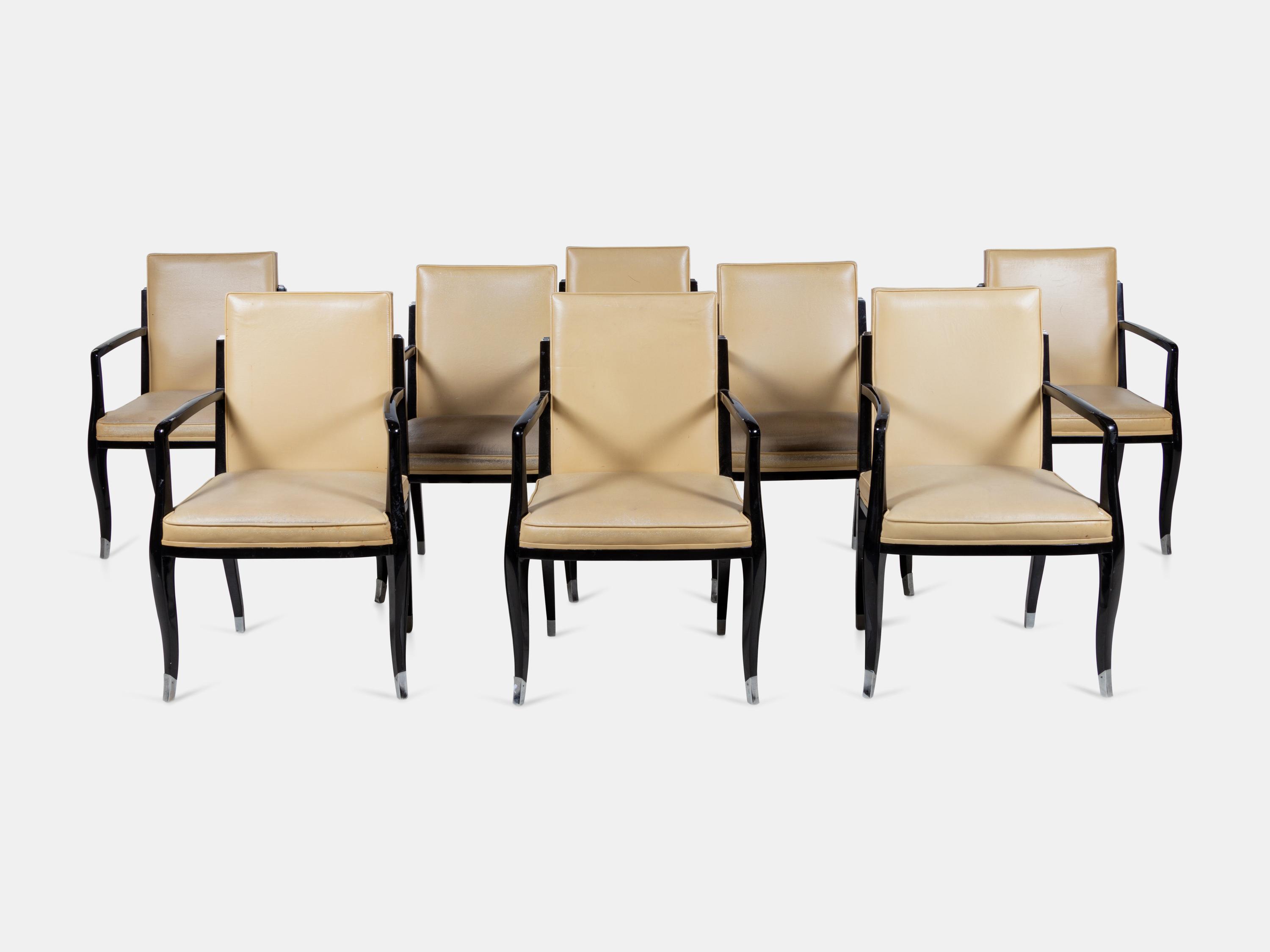Set of Eight Dining Chairs Interior Crafts, USA