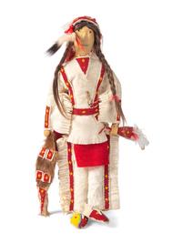 Great Lakes Beaded Hide Doll