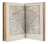 DANTE Alighieri (1265-1321). Dante col sito, et forma dell'inferno tratta dalla istessa descrittione del poeta . [Toscolano:] Alessandro Paganino Benacenses, [ca 1525].