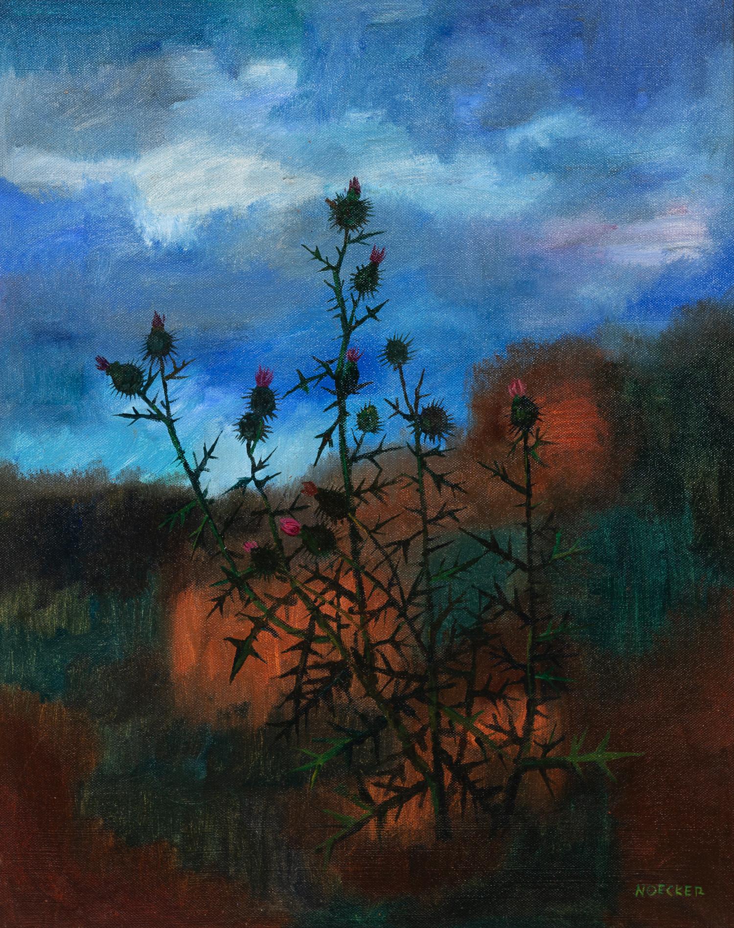 Harold Noecker, (American, 1912-2002), Thistle, 1957
