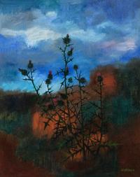 Harold Noecker, (American, 1912-2002), Thistle, 1957
