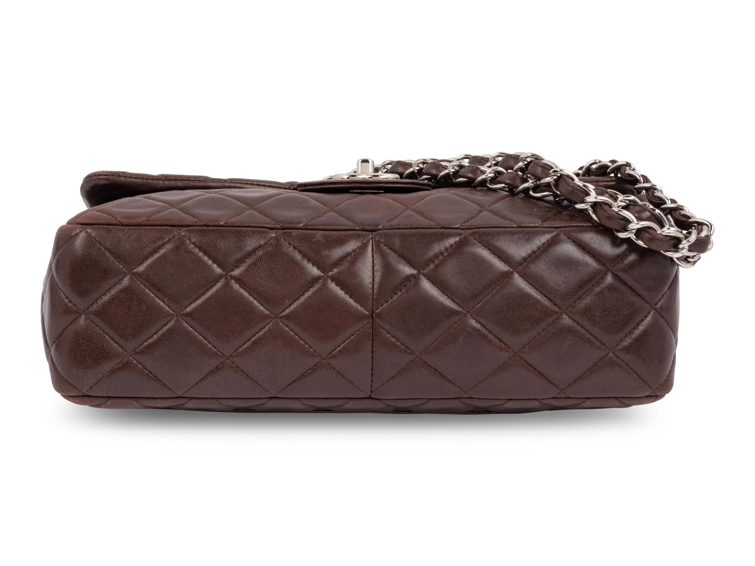 Chanel Brown Leather Flap Bag, 2008-09
