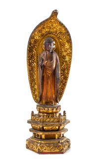 A Japanese Lacquer Traveling Shrine Height of shrine 22 3/4 inches. — 18TH/19TH CENTURY
