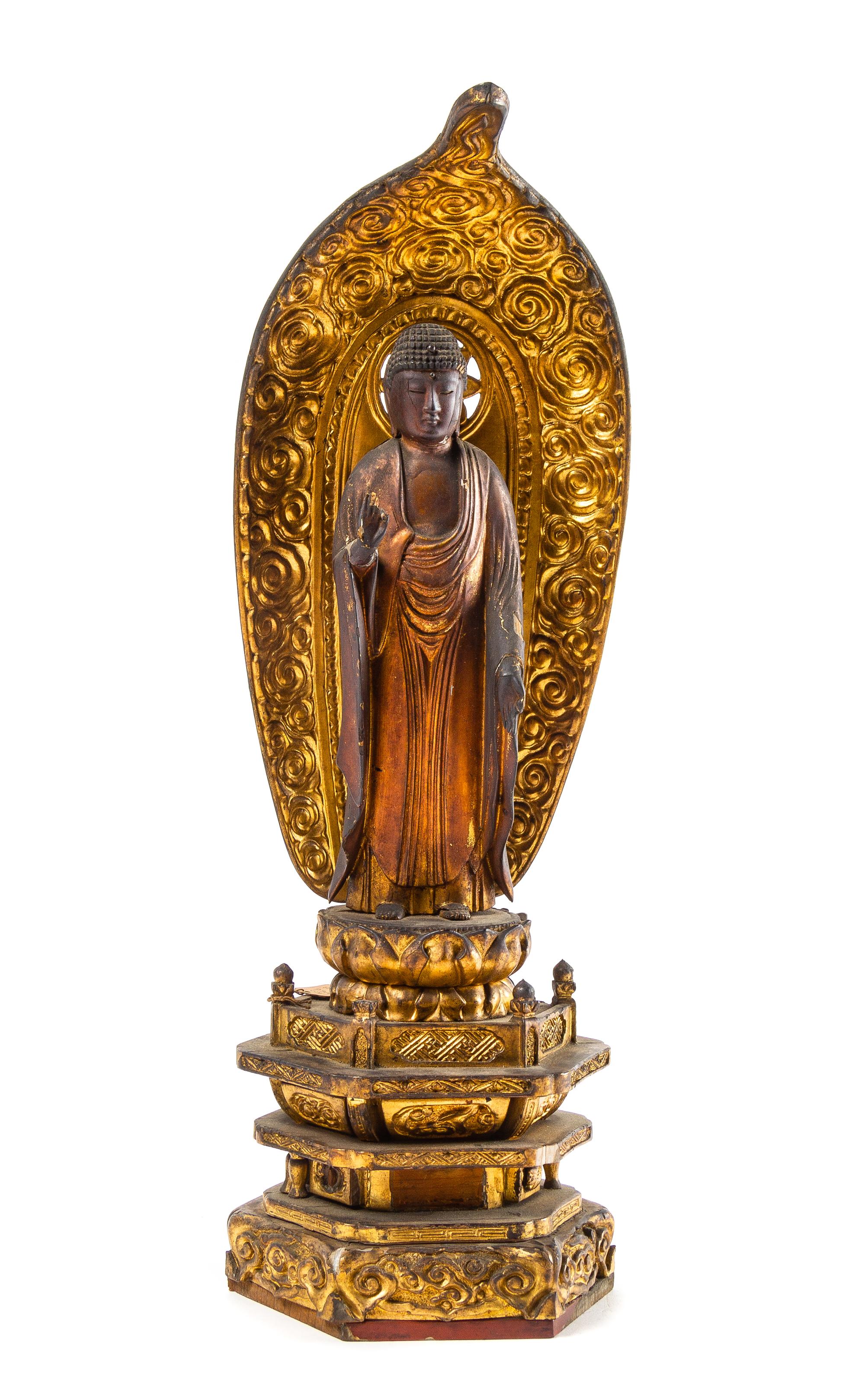 A Japanese Lacquer Traveling Shrine Height of shrine 22 3/4 inches. — 18TH/19TH CENTURY