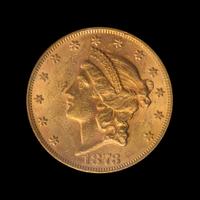 A United States 1873 Liberty Head: Closed 3 $20 Gold Coin
