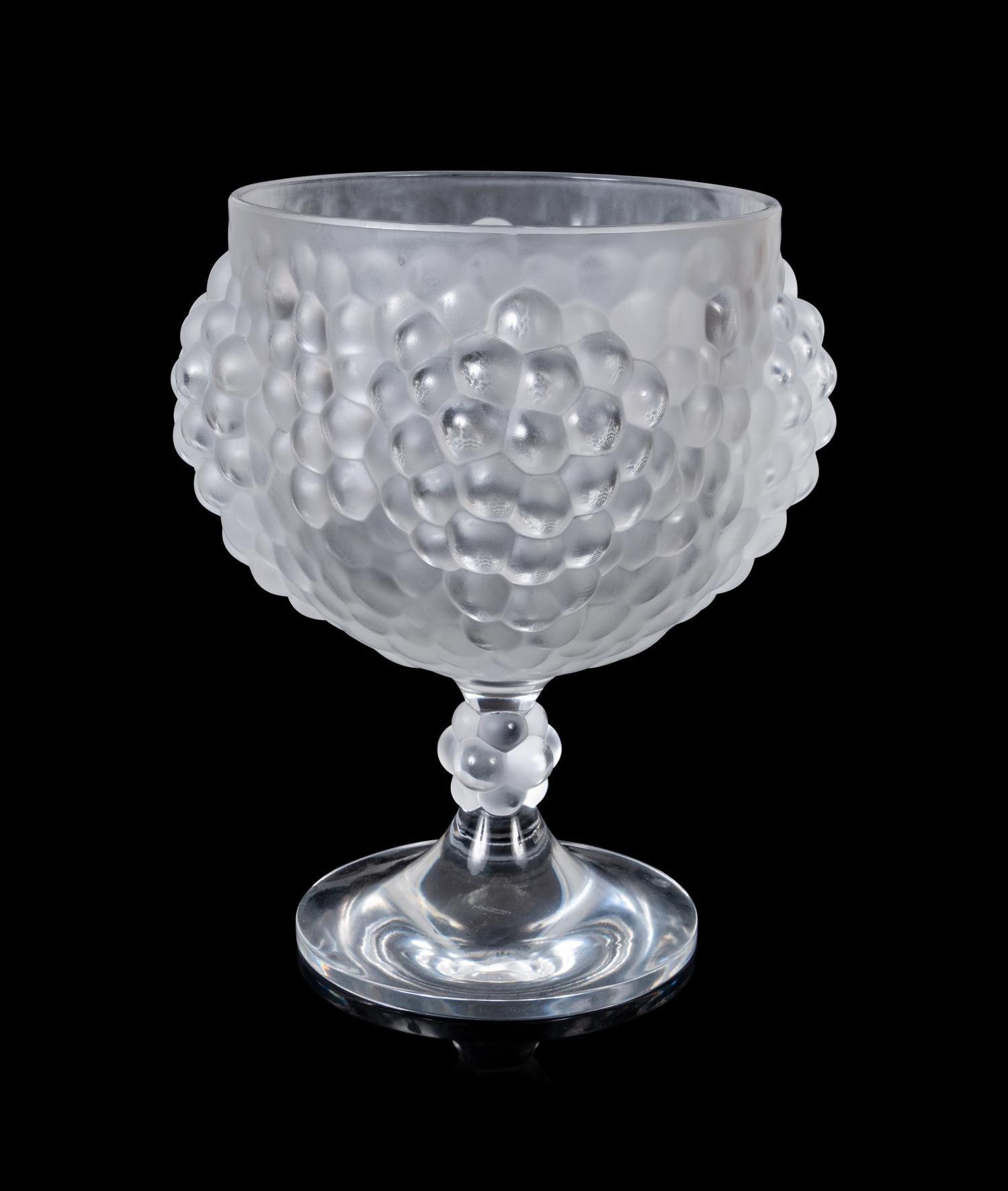 A Lalique Antilles Footed Bowl