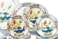 An Italian Faience Dinner Service