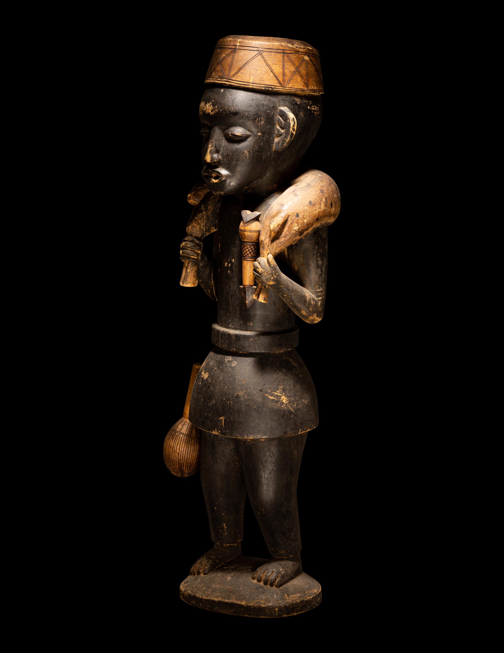 An African Wood Male Figure