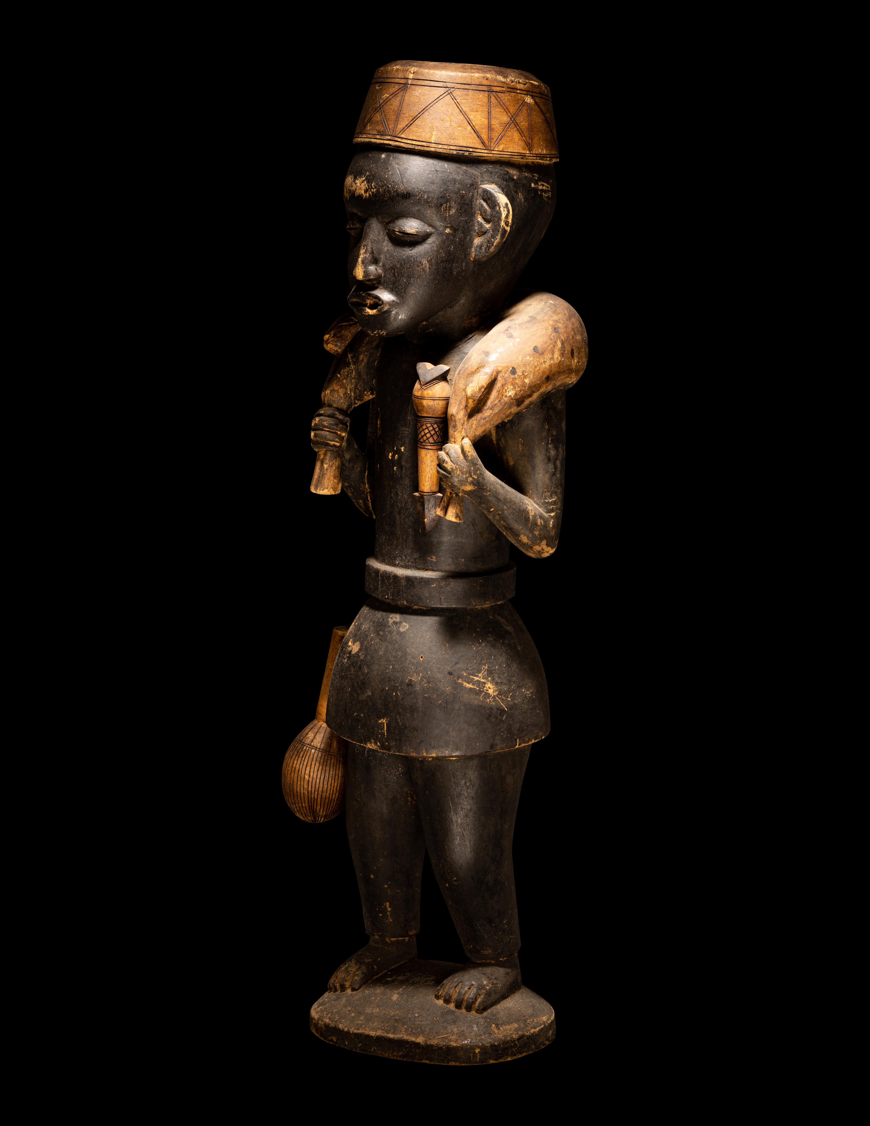 An African Wood Male Figure
