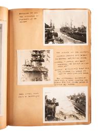 [WORLD WAR II]. Detailed scrapbook of Lieutenant Commander Charles Mason Melhorn, Torpedo Squadron 50.
