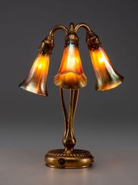 Three-Light Lily Lamp