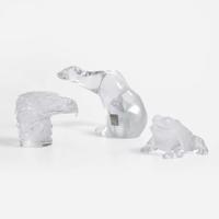 A Lalique Tête d'Aigle car mascot late 20th century