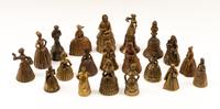 A Collection of Twenty Continental Bronze Bells