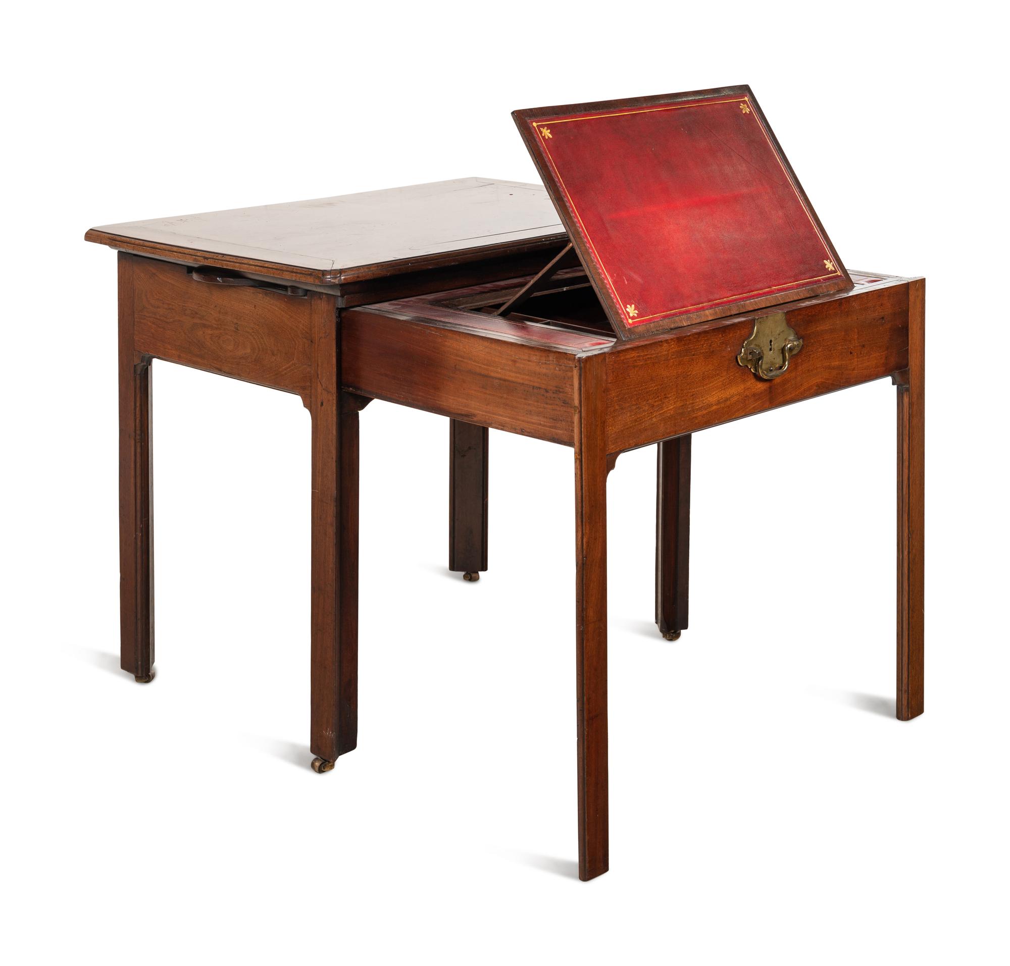 A George III Mahogany Architect's Desk