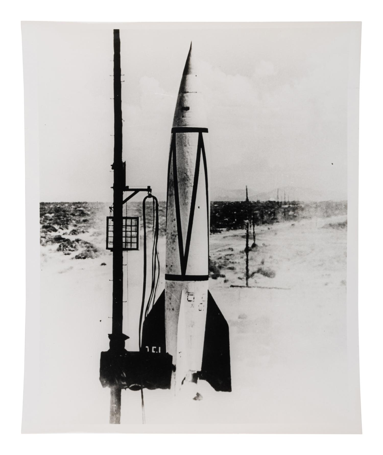 [PEENEMUNDE ARMY RESEARCH CENTER]. An archive of photographs of Wernher von Braun and the Peenemünde facility.