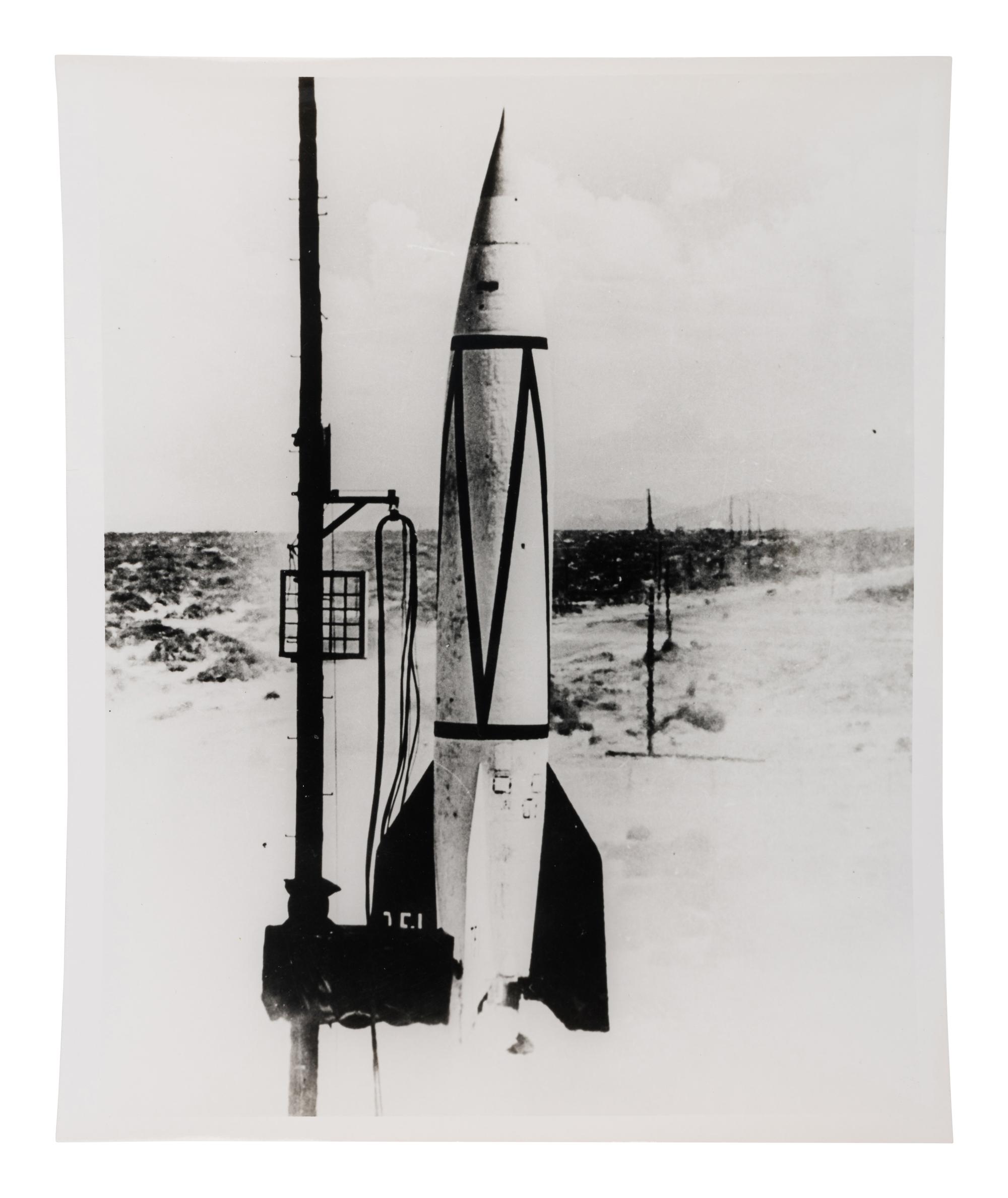 [PEENEMUNDE ARMY RESEARCH CENTER]. An archive of photographs of Wernher von Braun and the Peenemünde facility.