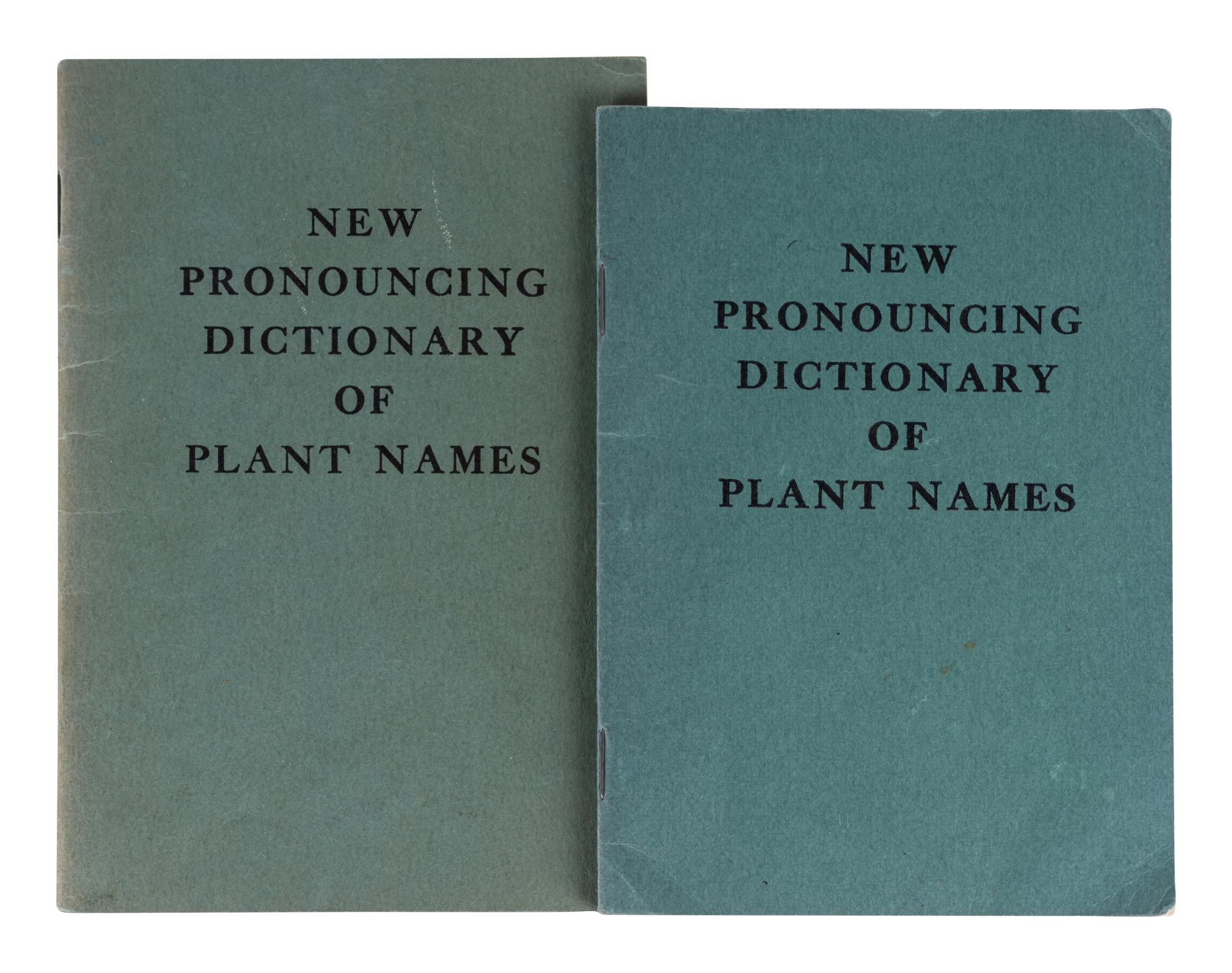 [BOTANY & HORTICULTURE -- BIBLIOGRAPHY]. A group of 56 works, including: