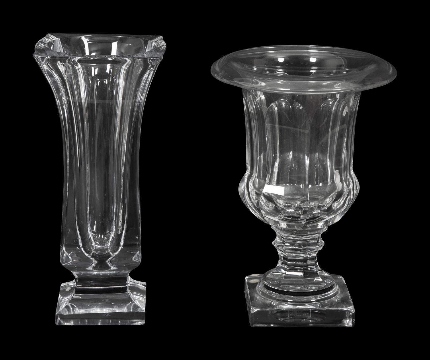 A Baccarat Campana Form Vase