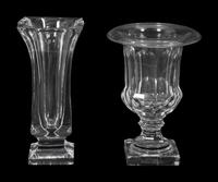 A Baccarat Campana Form Vase