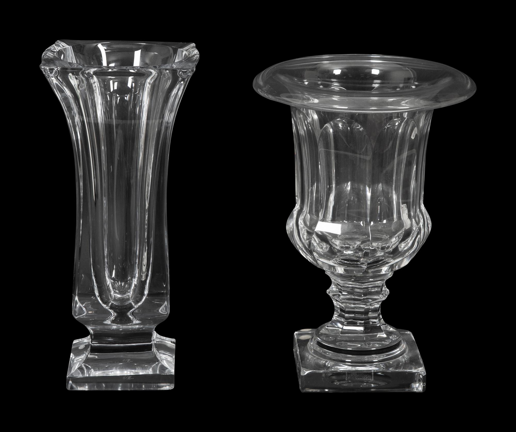 A Baccarat Campana Form Vase