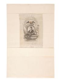 LAFAYETTE, Marie-Joseph Paul Yves Roch Gilbert du Motier, Marquis de (1757-1834). Document signed ("Lafayette") to General Louis-Alexandre Berthier, French Minister of War. 5 May 1794. [ With: ] Lafayette mourning ribbon, 1843.