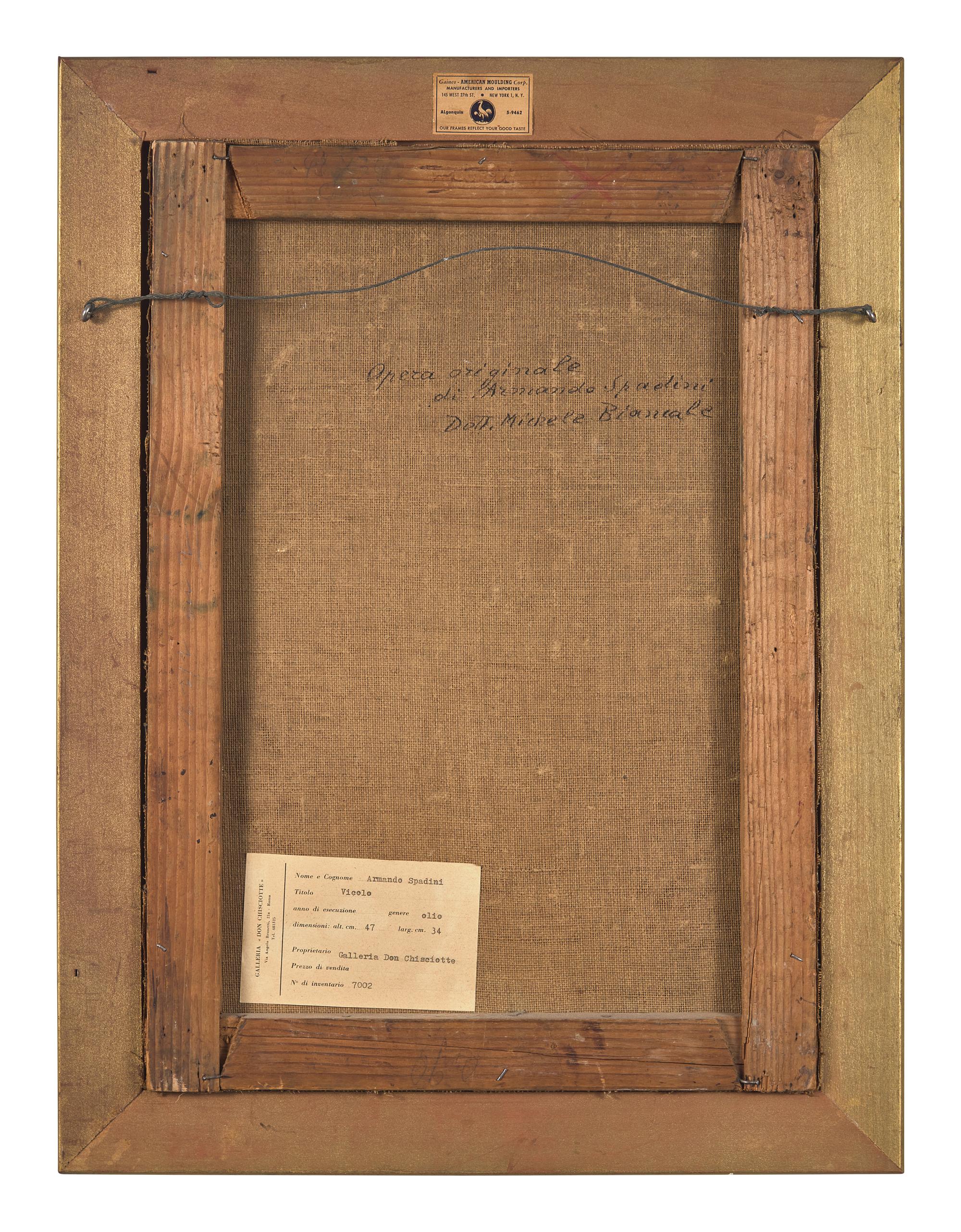 Paesaggio and Vicolo (two works)