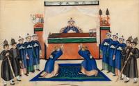 A Group of Twelve Chinese Export Pith Paintings
