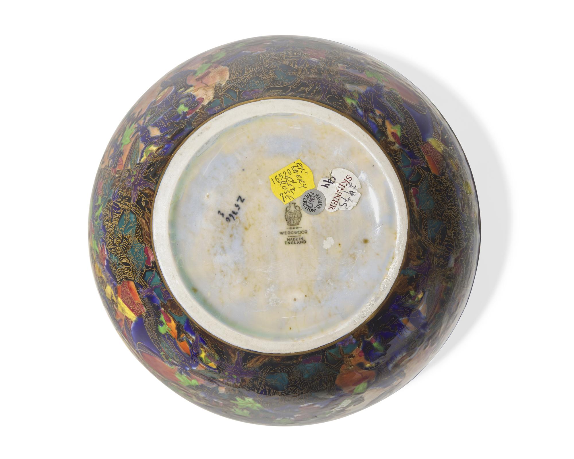 A Wedgwood Fairyland Lustreware 'Fairy Slide and White Pagodas' Malfrey Pot