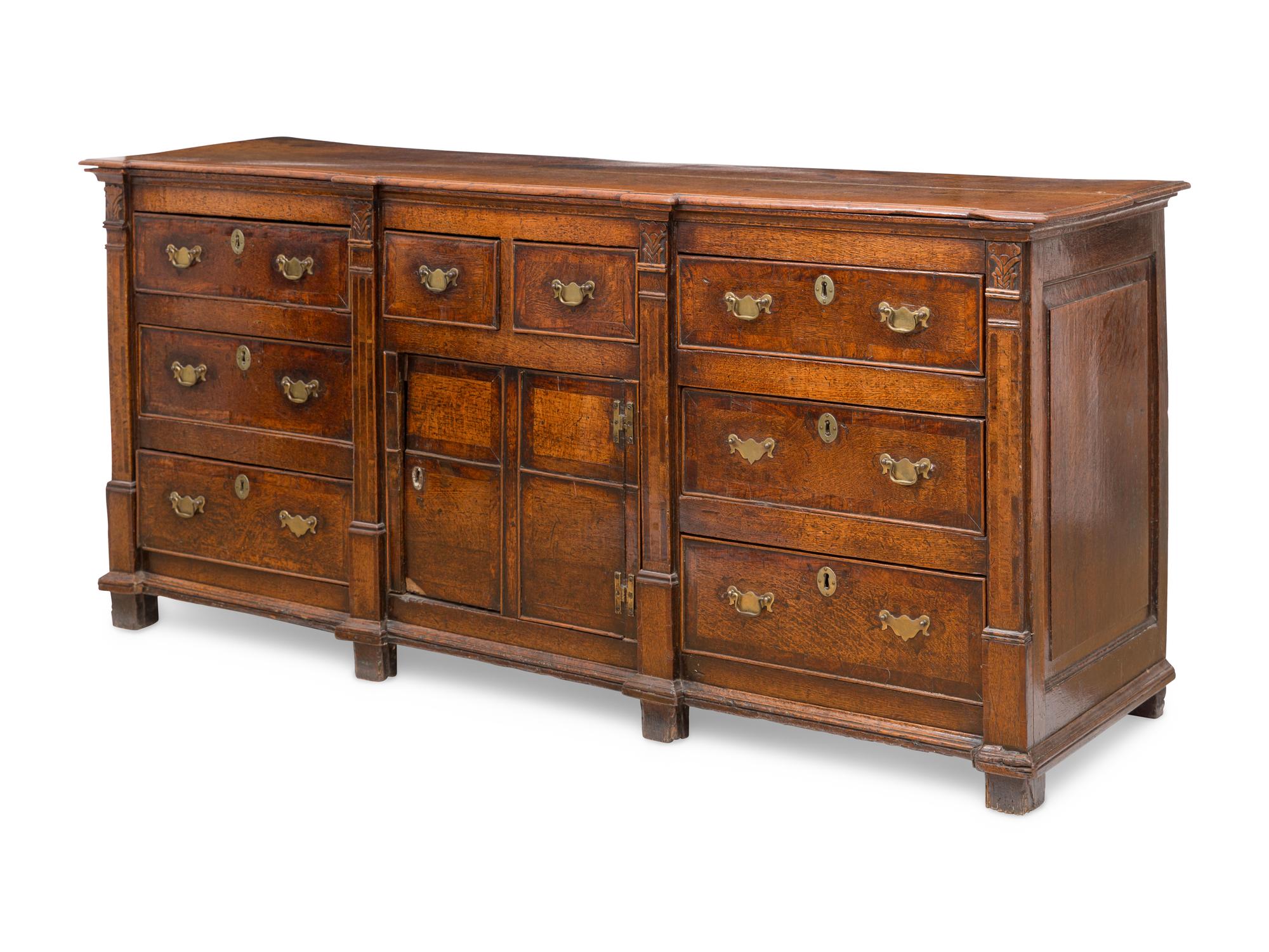 A George III Provincial Oak Dresser