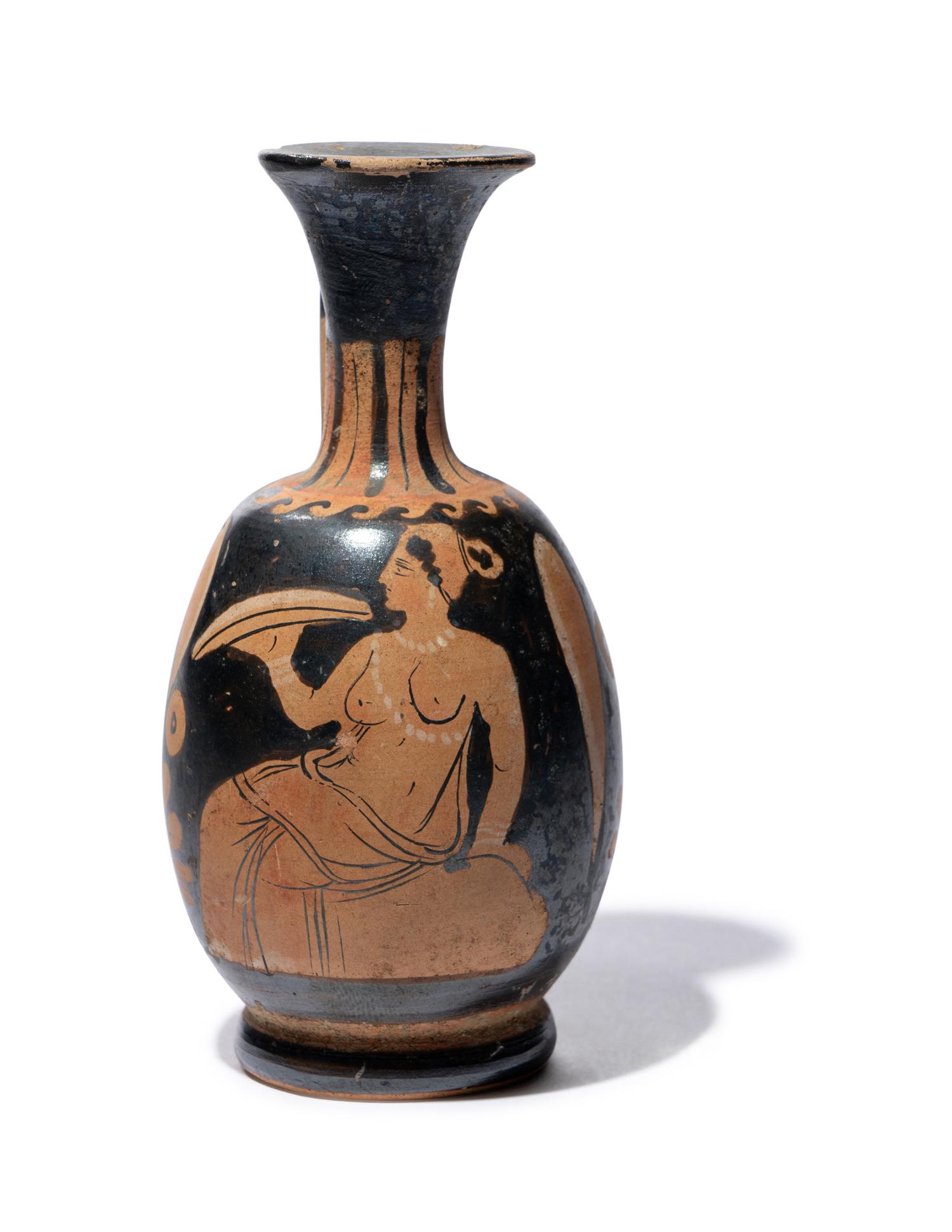 An Apulian Red-Figured Squat Lekythos