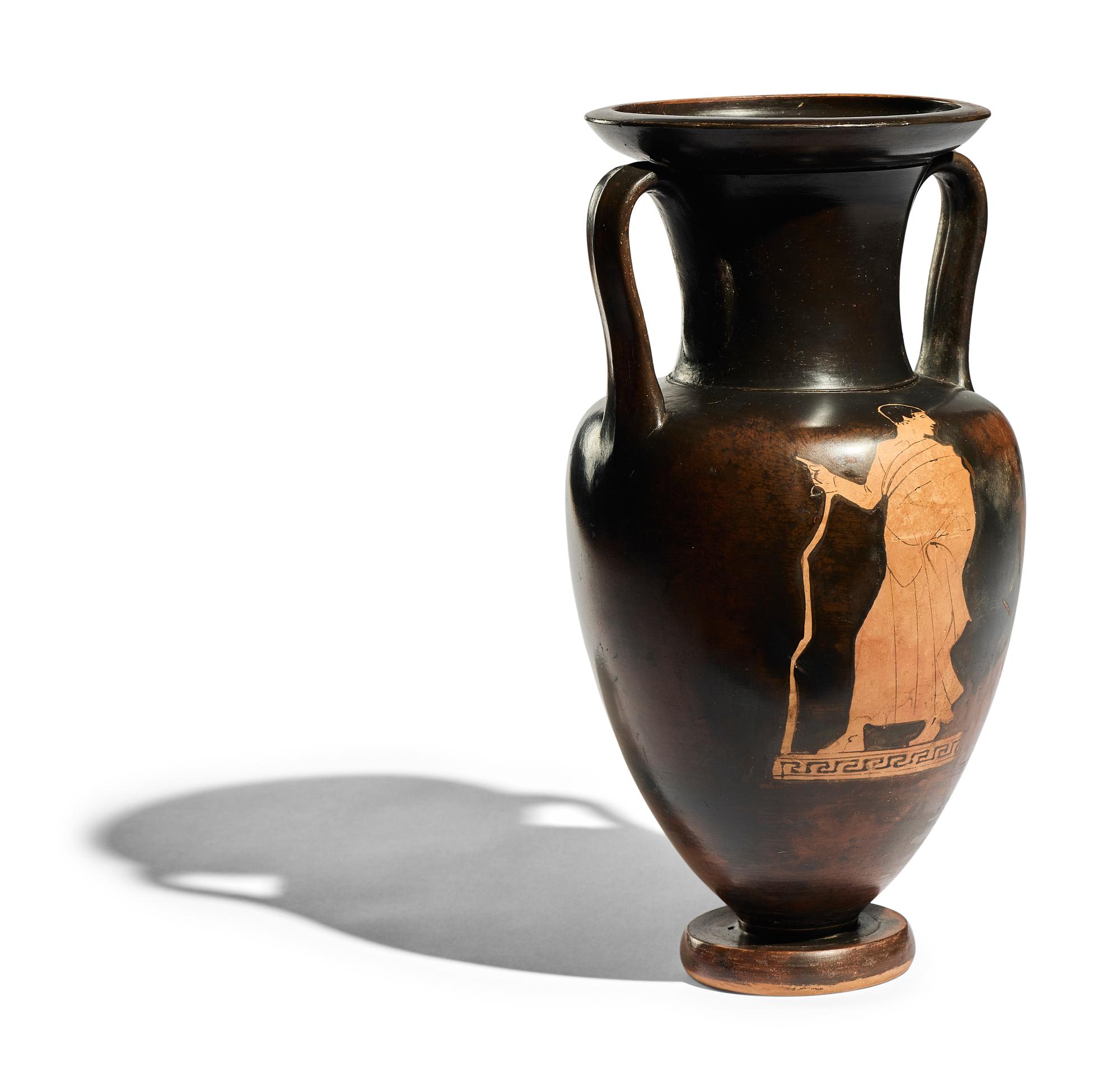 An Attic Red-Figured Nolan Amphora
