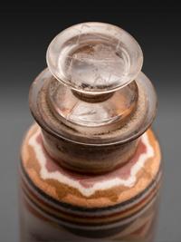 An Andrew Clemens (American, 1857-1894) Eagle Sand Bottle