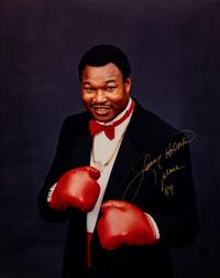 A Group of 14 Heavyweight Boxing Champion Signed Autograph Photos Including Muhammad Ali,