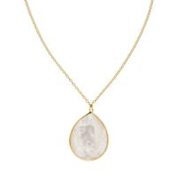 IPPOLITA, YELLOW GOLD AND MOTHER-OF-PEARL PENDANT NECKLACE