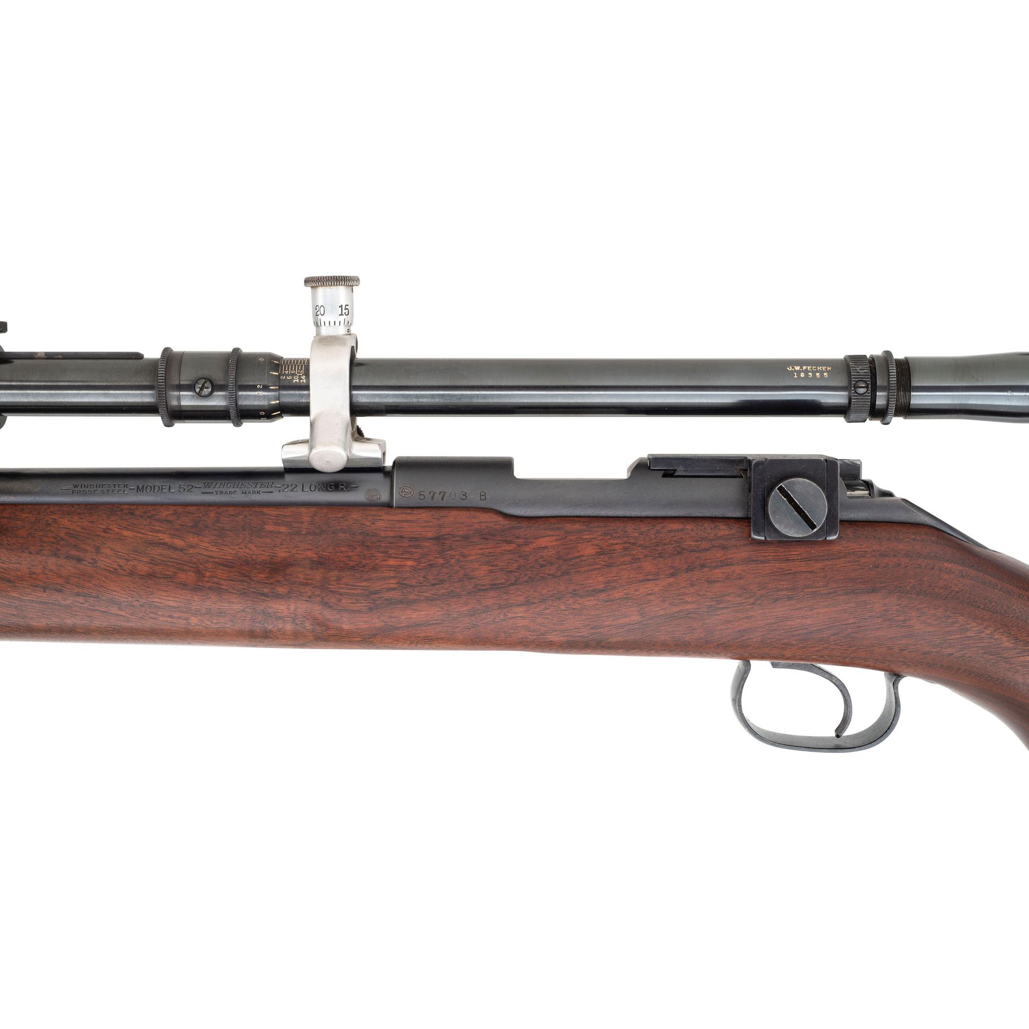 **Pre-64 Winchester Model 52B with Fecker Scope