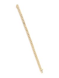 YELLOW GOLD AND DIAMOND BRACELET