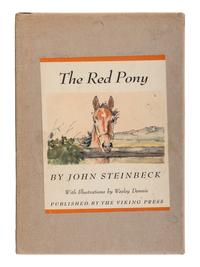 STEINBECK, John (1902-1968). The Red Pony . Wesley Dennis, illustrator. New York: The Viking Press, 1945.