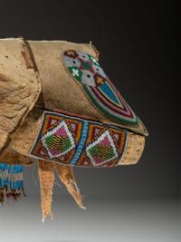 Cree Beaded Hide Pad Saddle