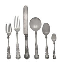 An American Silver Flatware Service