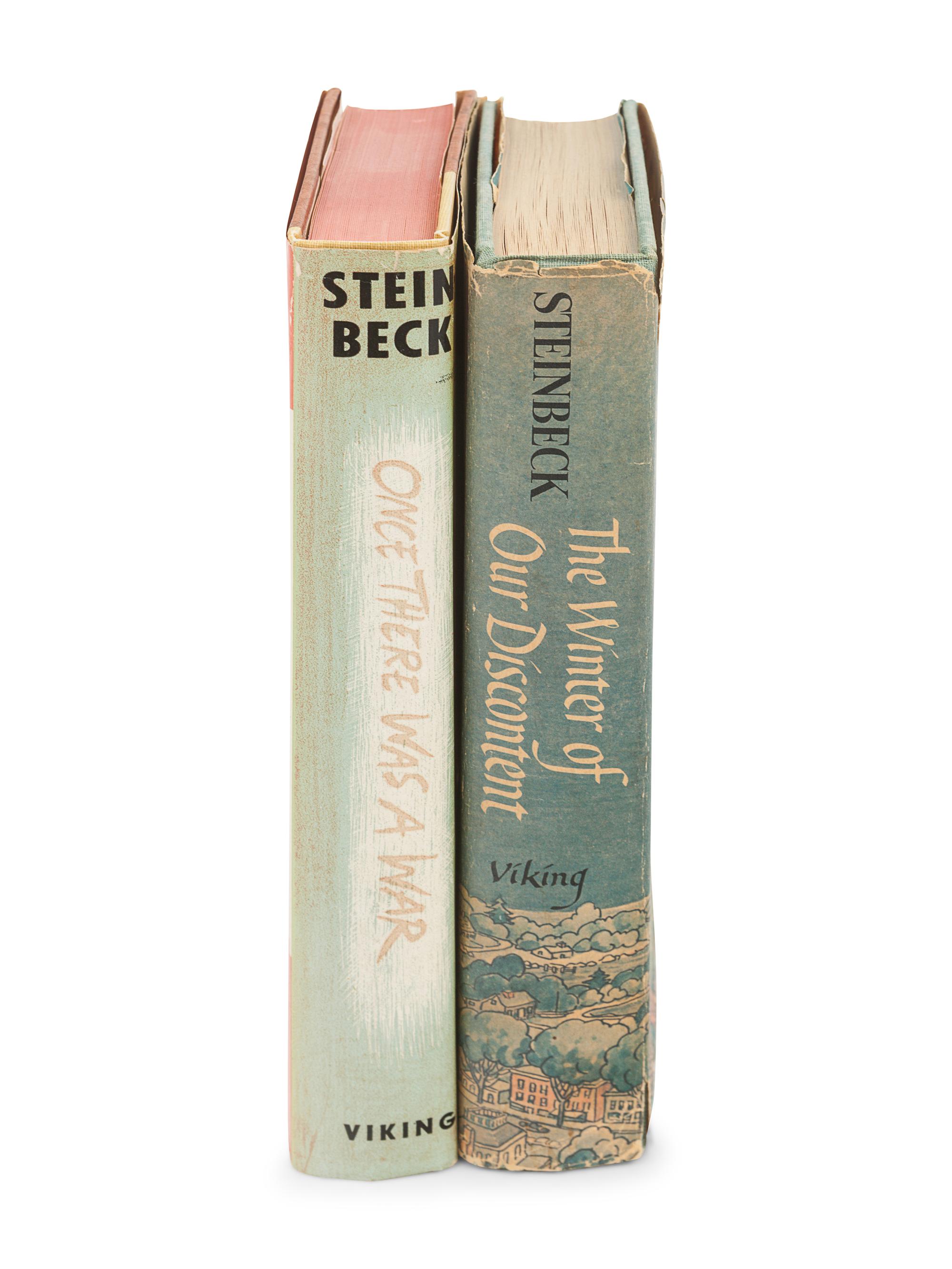 STEINBECK, John (1902-1968). A group of 3 works, comprising: