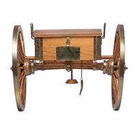 Quarter Scale Model of a Brass 6 Pound Napoleon Cannon with Carriage, Limber, Caisson & Implements by Ron Hargreaves