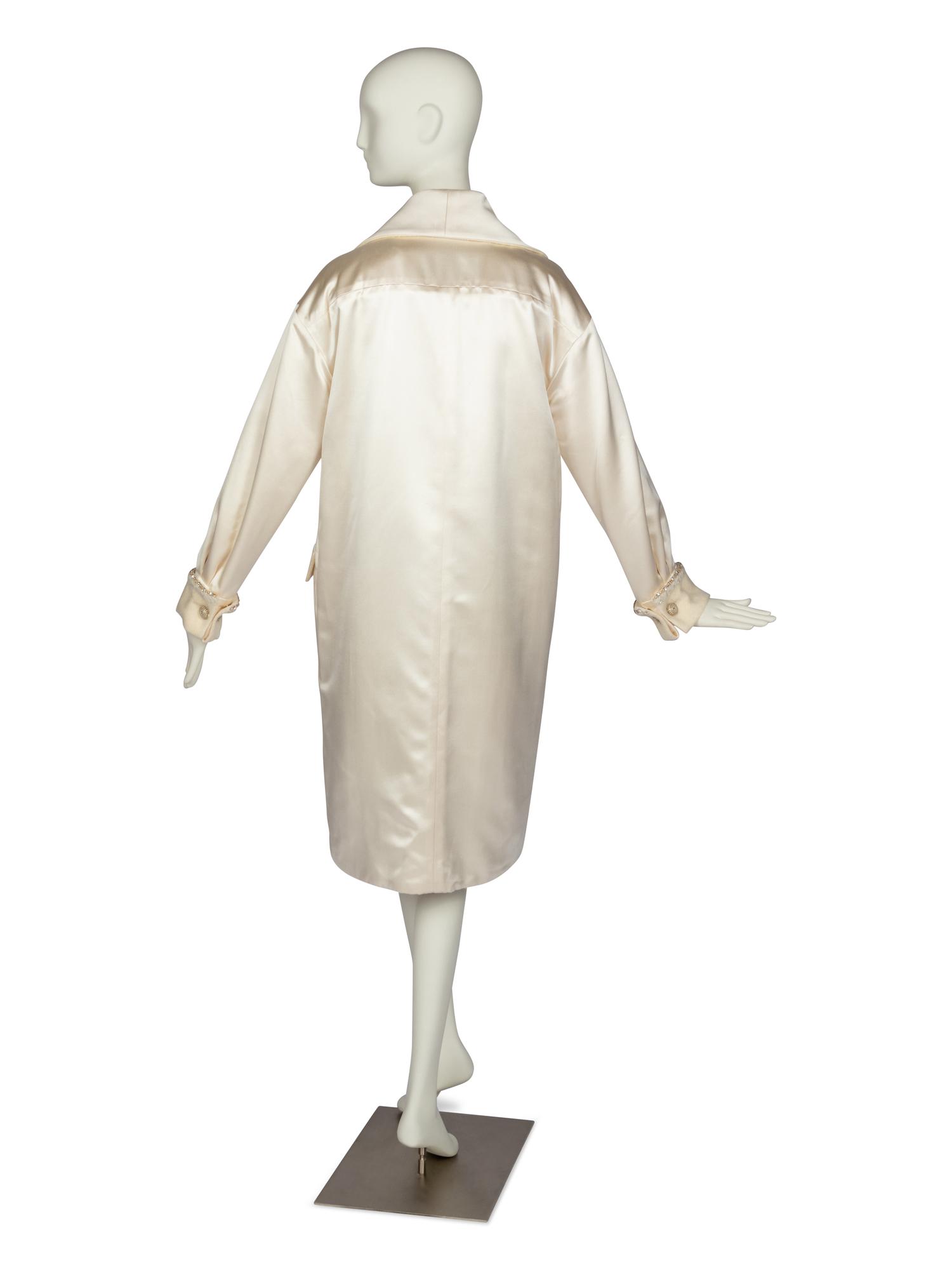 Chanel Satin Evening Trench Coat, Fall 2019