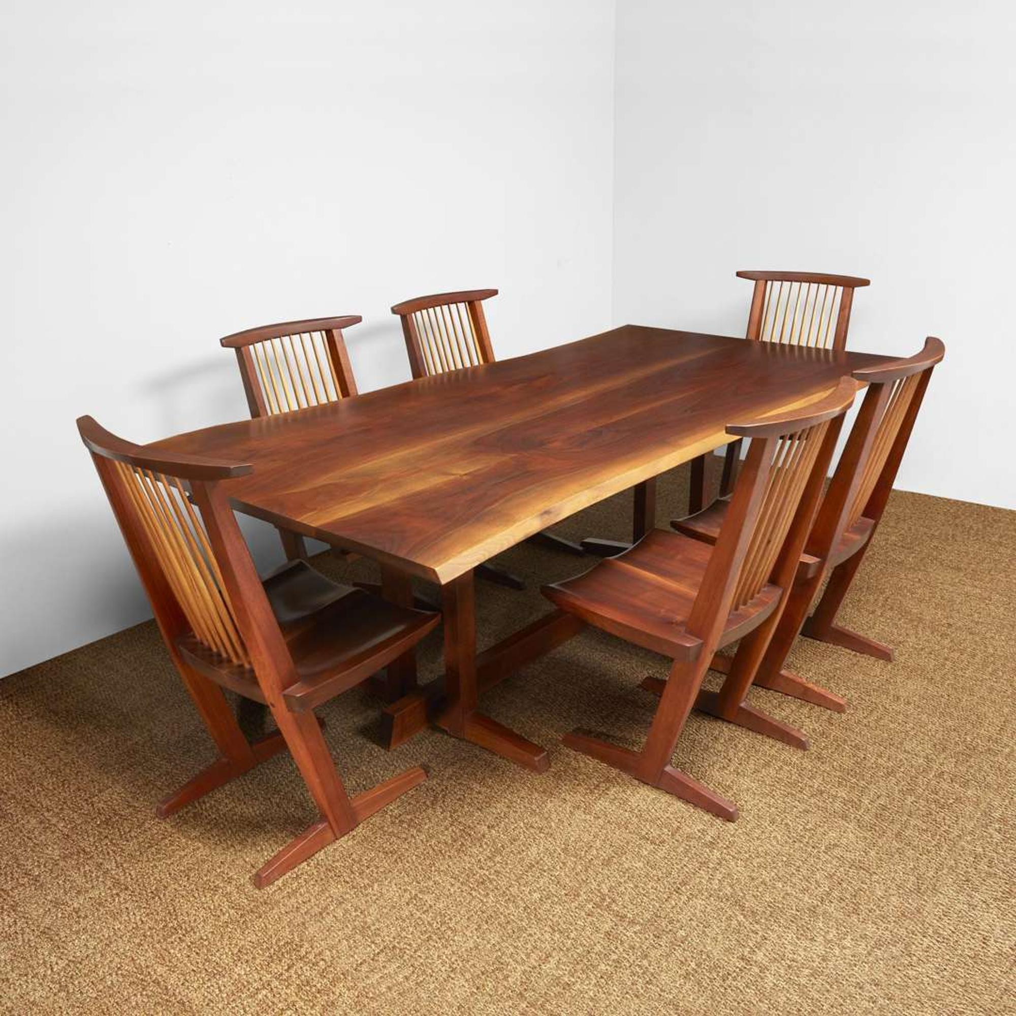 George Nakashima "Frenchman's Cove II" Dining Table, New Hope, Pennsylvania, 1966