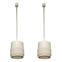 A Pair of Mid-Century Light Fixtures 10" W x 10" D x 51" H — Czech Republic, Mid-20th Century