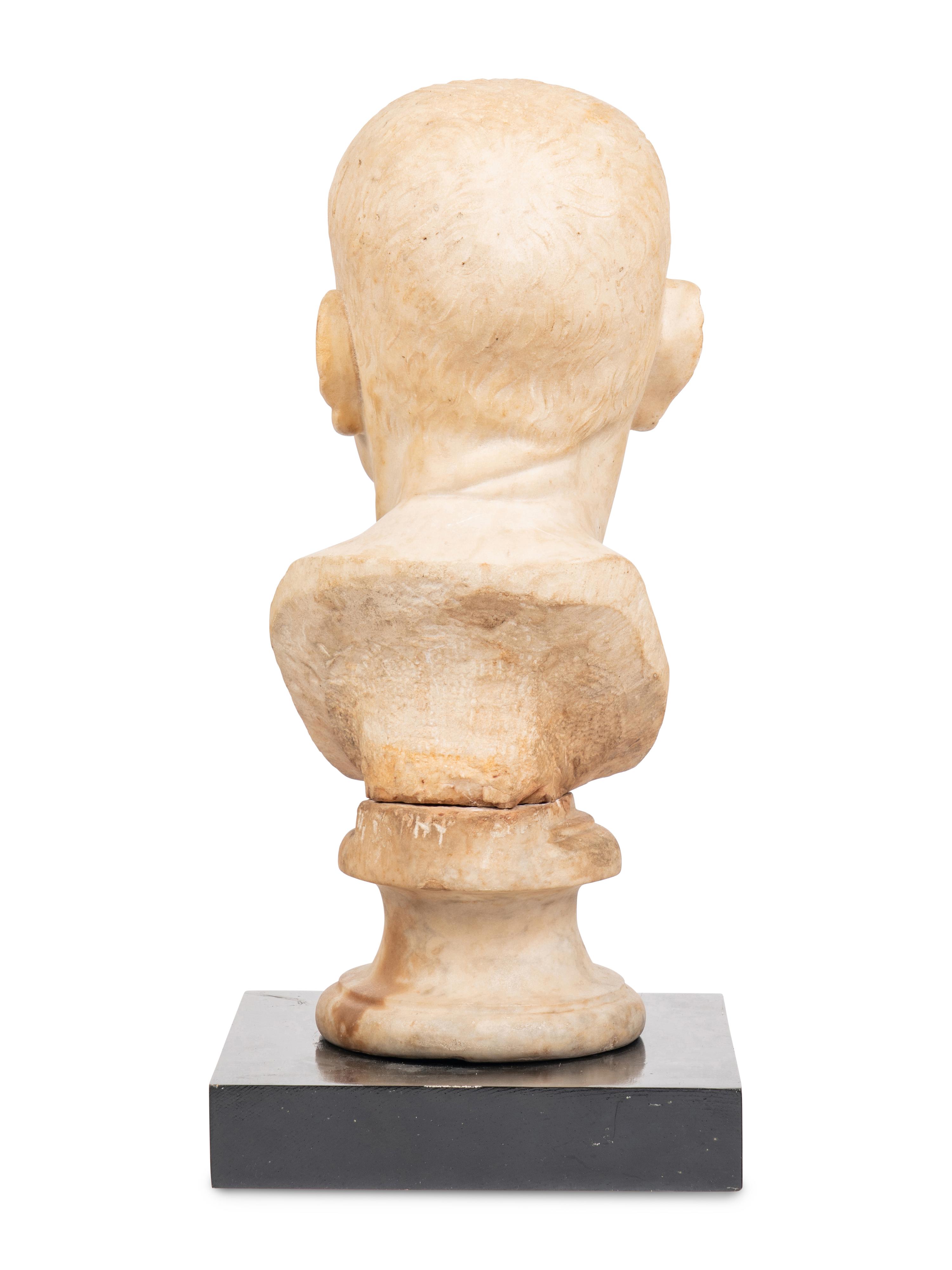 A Continental Marble Portrait Bust