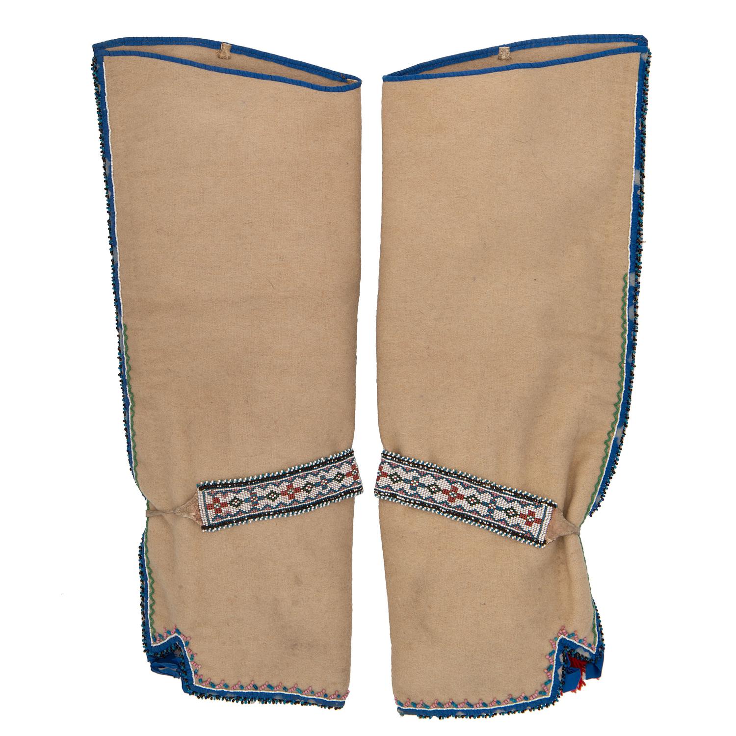 Cree Beaded Wool Leggings