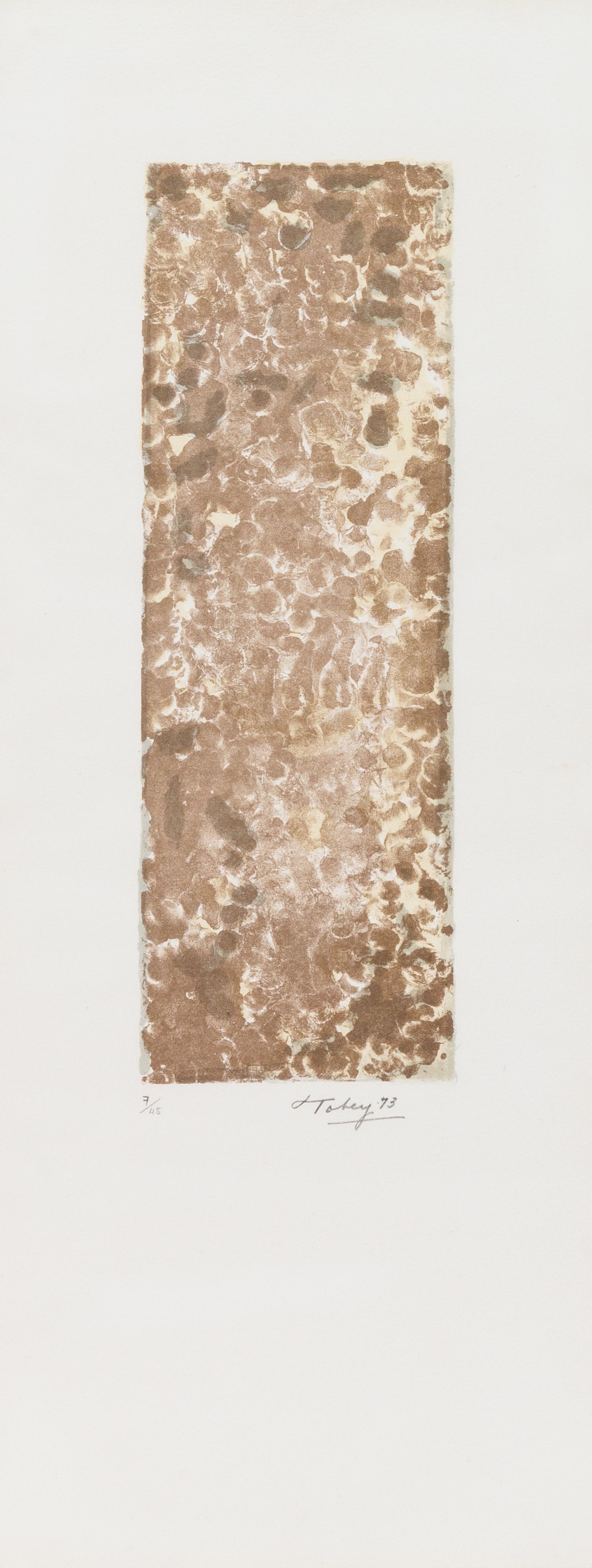 Marc Tobey, (American, 1890-1976), Fragment, 1973