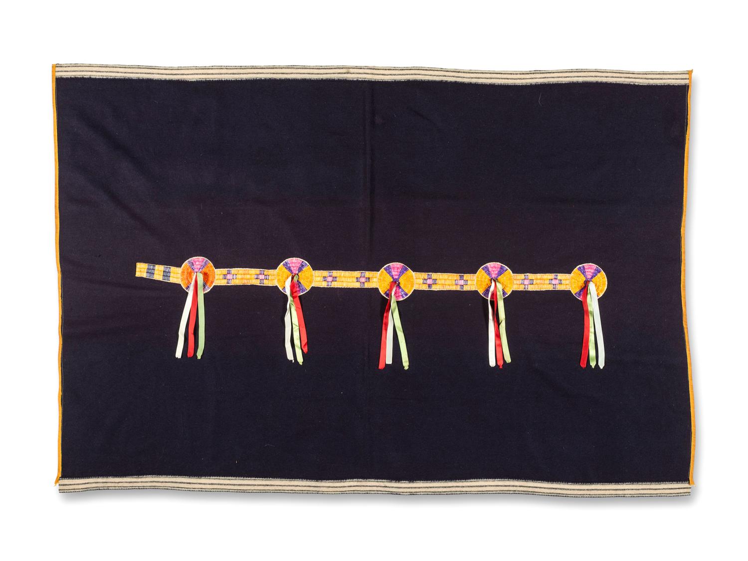 Hidatsa Quilled Blanket Strip