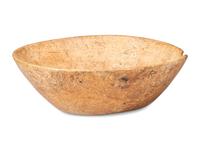 A Maple or Ash Burl Wood Bowl